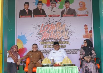 Hadianto Rasyid Membuka Lomba Mural Tingkat SMP/MTs Se-Kota Palu