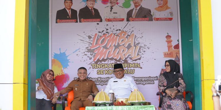 Hadianto Rasyid Membuka Lomba Mural Tingkat SMP/MTs Se-Kota Palu