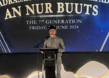 Asisten I Setda Kota Palu Hadiri Acara Penamatan Santri Kelas VI Angkatan 7 Madrasah Ibtidaiyah Terpadu An-nur Buuts Palu