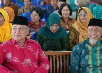 Asisten Pemeritahan dan Kesra Setda Kota Palu Hadiri Syukuran 3 Tahun Pengukuhan PWRI Kota Palu