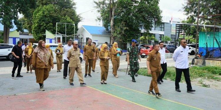 Wali Kota Palu Tinjau Lokasi Pusat Jajanan Baruga
