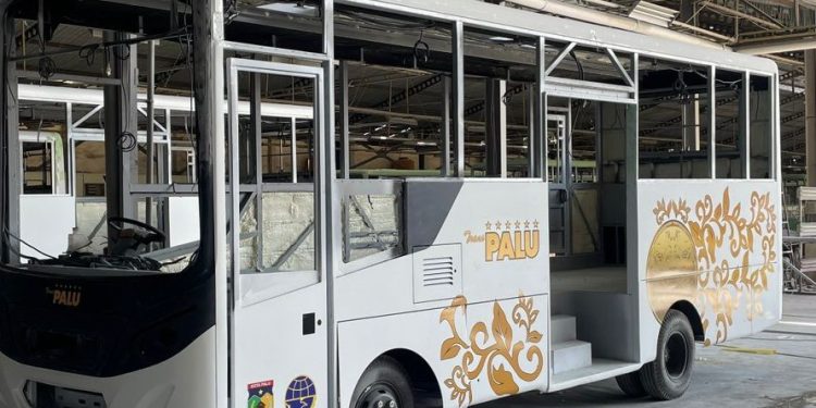 24 Unit Bus Trans Palu Segera Beroperasi, Jadi Yang Pertama Di Sulteng