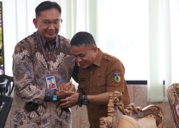 Koordinasi Program Pemberdayaan UMKM dan Digitalisasi, Kepala Perwakilan BI Sulteng Temui Wali Kota Palu