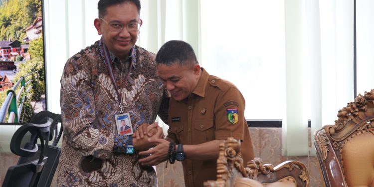 Koordinasi Program Pemberdayaan UMKM dan Digitalisasi, Kepala Perwakilan BI Sulteng Temui Wali Kota Palu
