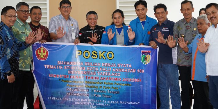 Pelepasan Ratusan Mahasiswa KKN Tematik Stunting, Wali Kota Perkenalkan Super Apps SanguPalu