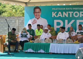 Pembangunan Kantor DPC PKB Kota Palu, Hadianto : Lihat Baju PKB Bergambar Lebah Saya Semakin Jatuh Cinta