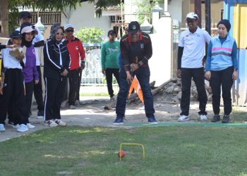 Kadispora Kota Palu Membuka Turnamen Gateball ILM Cup 2024