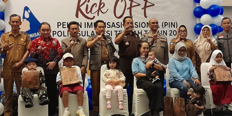Kadis Kesehatan Kota Hadiri Pencanangan PIN Polio Tahun 2024