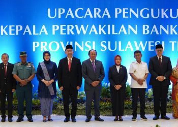 Irmayanti Pettalolo Hadiiri Upacara Pengukuhan Kepala Perwakilan BI Sulteng
