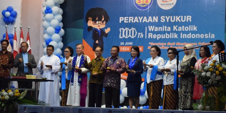 Kalak BPBD Kota Palu Hadiri Perayaan Syukur 100 Tahun WKRI