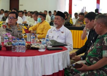 Asisten I Setda Kota Palu Hadiri Rakor Lintas Sektoral Pengamanan Pilkada Kota Palu Tahun 2024