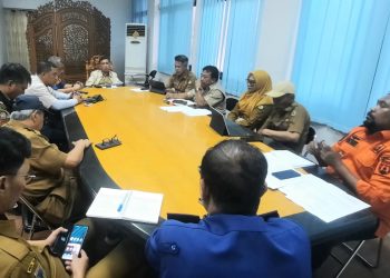 Asisten III Setda Kota Palu Pimpin Rapat Emergency Tanggap Darurat Banjir