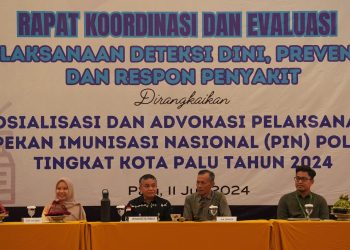 PIN Polio Tahun 2024, Pemkot Palu Target 57.000 Anak di Vaksin