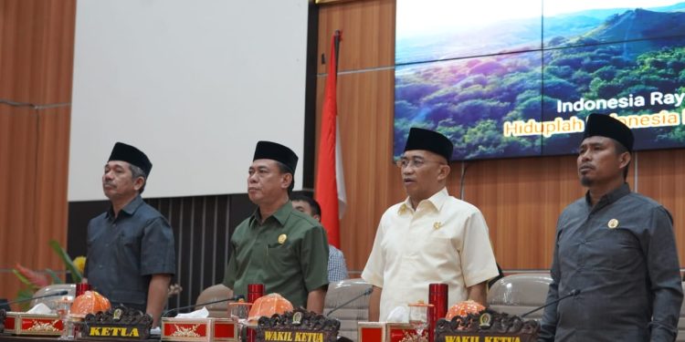 Asisten II Setda Kota Palu Hadiri Rapat Paripurna DPRD Tentang Ranperda Pertanggungjawaban APBD Tahun 2023