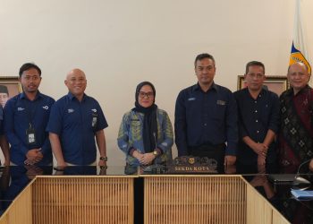 Sekkot Palu Terima Audiensi TVRI Sulteng Bersama Kemenkominfo RI