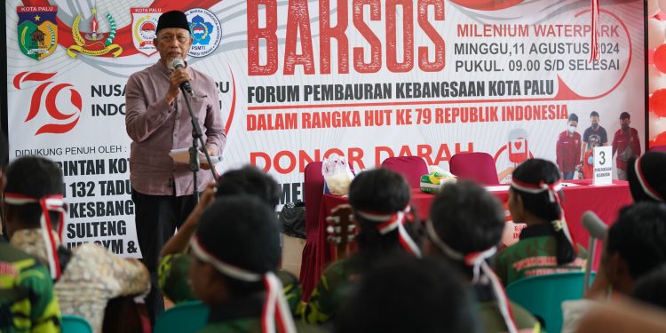 Pemkot dan FPK Kota Palu Menggelar Baksos dan Donor Darah Dalam Rangka HUT Ke-79 Kemerdekaan RI