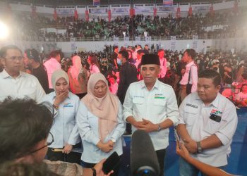 Deklarasi dan Temu Masyarakat di Hadiri Ribuan Pendukung, Anwar – Reni Paparkan 9 Program Unggulan BERANI