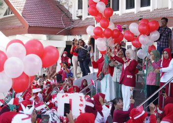 Kemeriahan Parade Nuansa Merah Putih Bersama Keluarga Besar TK Negeri Pembina Kota Palu, Anak-Anak Antusias Rayakan HUT RI ke-79
