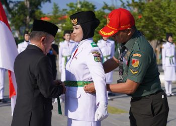 Wali Kota Palu Kukuhkan 54 Anggota Paskibraka Kota Palu Tahun 2024