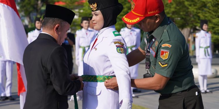 Wali Kota Palu Kukuhkan 54 Anggota Paskibraka Kota Palu Tahun 2024