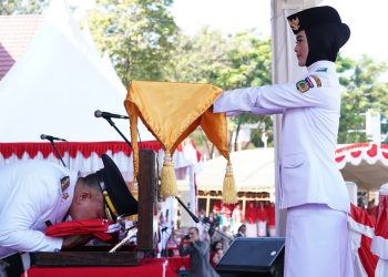 Wali Kota Palu Bertindak Sebagai Inspektur Upacara Peringatan HUT Kemerdakaan RI ke-79