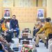 Asisten Pemerintahan dan Kesra Setda Kota Palu Hadiri Penyambutan Datangan Menkumham RI Supratman Andi Agtas di Bandara Mutiara Sis Aljufri Palu