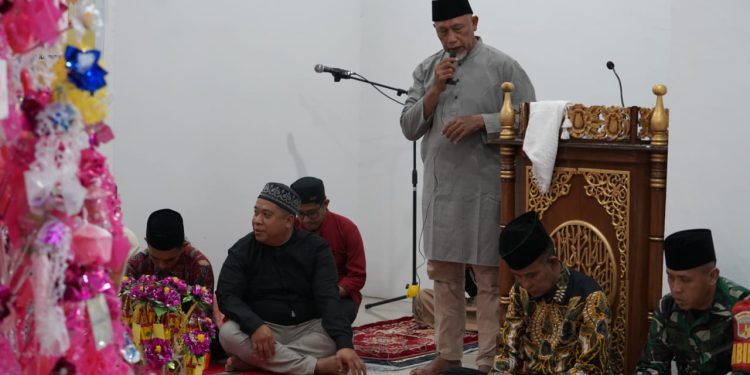 Asisten Pemerintahan dan Kesra Setda Kota Palu Hadiri Peringatan Maulid Nabi Muhammad SAW di Mesjid Al-Tamash BTN GKM Kelurahan Poboya