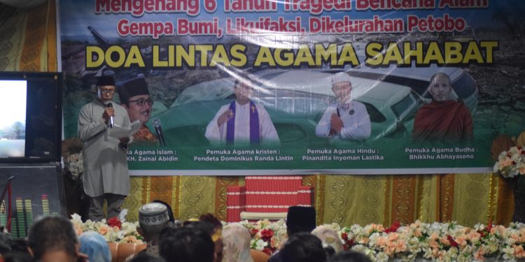 Asisten Pemerintahan dan Kesra Setda Kota Palu Hadiri Acara Zikir dan Doa Lintas Agama Sahabat