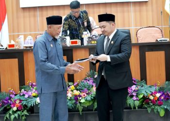Asisten Pemeritahan dan Kesra Setda Kota Palu Hadiri Rapat Paripurna Penutupan Masa Persidangan Cawu II DPRD Kota Palu