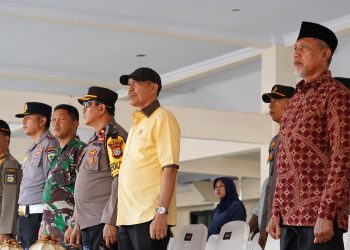 Asisten Pemerintahan dan Kesra Hadiri Apel Siaga Pengawasan Pilkada Serentak Tahun 2024