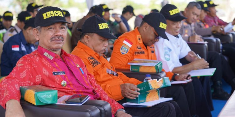 Asisten Husaema Hadiri Latihan Penanggulangan Keadaan Darurat Penerbangan