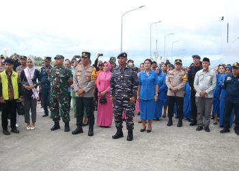 Asisten Pemeritahan dan Kesra Kota Palu Hadiri Penyambutan Taruna dan Taruni AAL Angkatan Ke-72