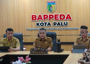 Pimpin Langsung Rakor, Wali Kota Berkomitmen Tekan Angka Kemiskinan Masyarakat Kota Palu
