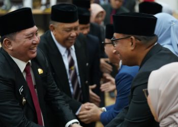 Pjs Wali Kota Palu Hadiri Rapat Paripurna Pengucapan Sumpah Pimpinan DPRD Provinsi Sulteng Masa Jabatan 2024-2029