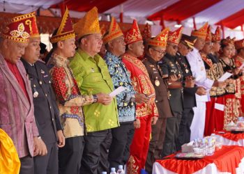 Pjs Wali Kota Palu Hadiri Upacara Peringatan HUT Ke-11 Kabupaten Morowali Utara