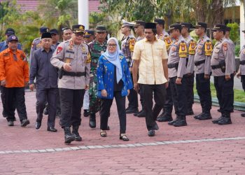 Sekkot Palu Ikuti Apel Gelar Pasukan Operasi Lilin 2024