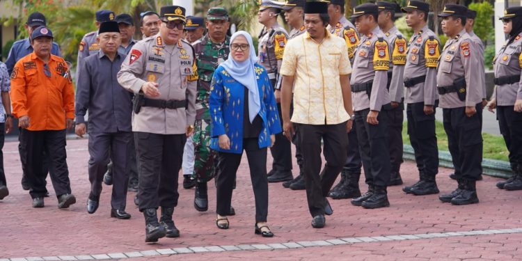 Sekkot Palu Ikuti Apel Gelar Pasukan Operasi Lilin 2024