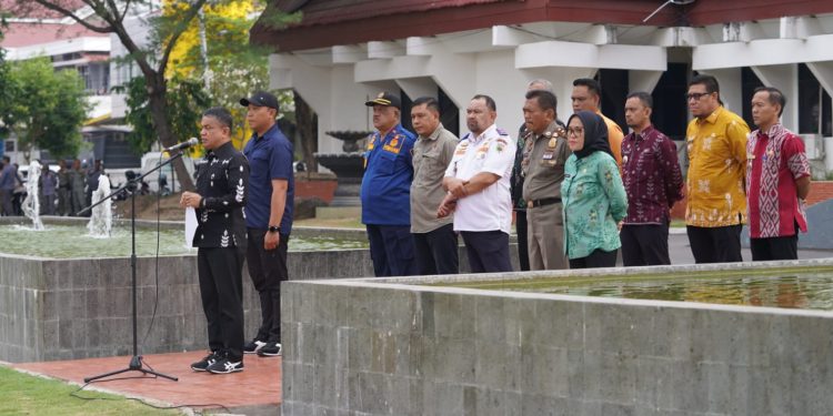 Wali Kota Palu Pimpin Apel Lintas OPD Pemkot
