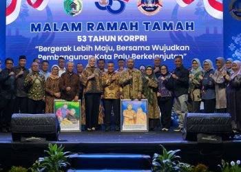Malam Ramah Tamah HUT Ke-54 KORPRI Kota Palu, Wali Kota Ajak KORPRI Wujudkan Pembangunan Berkelanjutan
