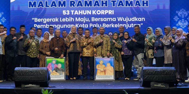 Malam Ramah Tamah HUT Ke-54 KORPRI Kota Palu, Wali Kota Ajak KORPRI Wujudkan Pembangunan Berkelanjutan