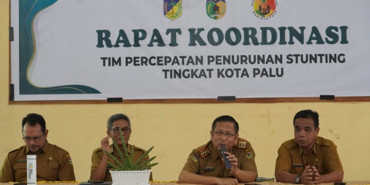 Pemkot Gelar Rakor Tim Percepatan Penurunan Stunting Tingkat Kota Palu