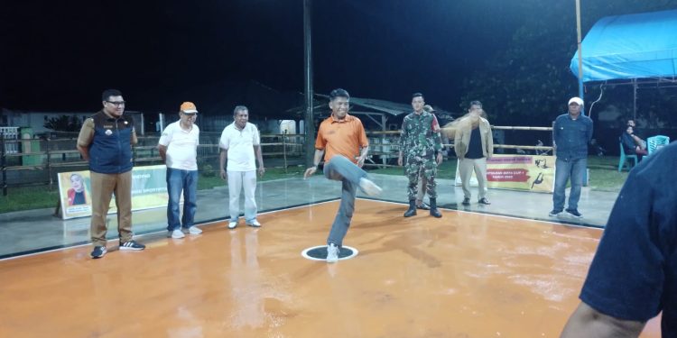 HUT Ke-13 Kelurahan Pantoloan Boya, Open Turnamen Sepak Takraw Resmi Digelar