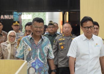 Sekkot Palu Turut Hadir Menyambut Kedatangan Menteri Kesehatan RI