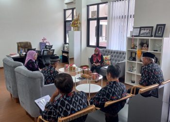 Sekkot Irmayanti Menerima Kunjungan Silaturahmi Pengurus PWRI Kota Palu