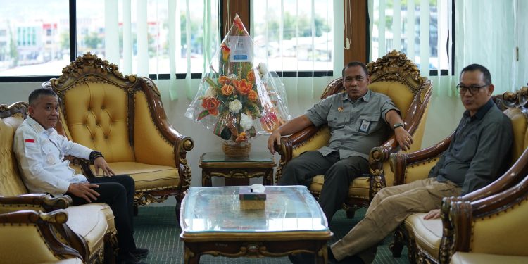Wali Kota Palu Menerima Kunjunga Kepala BIN Sulteng