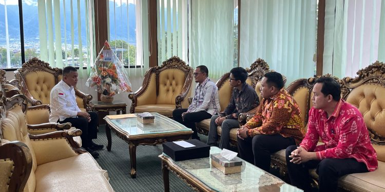 Wali Kota Palu Terima Kunjungan Ketua Bawaslu Kota Palu