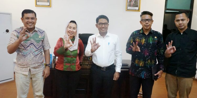 Wakil Wali Kota Palu Terima Kunjungan Kerja Kapusdal Sulawesi dan Maluku Kementerian Lingkungan Hidup