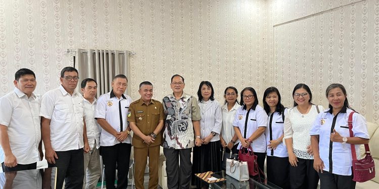 Panitia Doa Puasa Ester Nasional Tahun 2025 Kunjungi Pemkot Palu