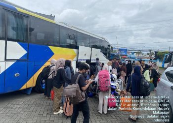 Pemkot Palu Berangkatkan 100 Peserta Mudik Gratis Tahun 2025 Dari Makassar Menuju Kota Palu