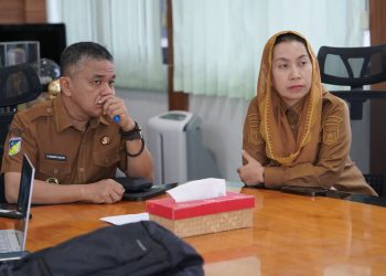 Wali Kota dan Wawali Palu Ikuti Sosialisasi Indikator MCP Tahun 2025 Yang Digelar KPK RI